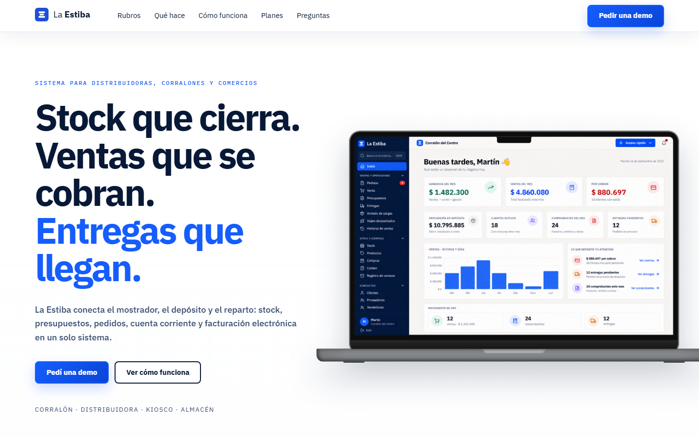 La Estiba — la landing