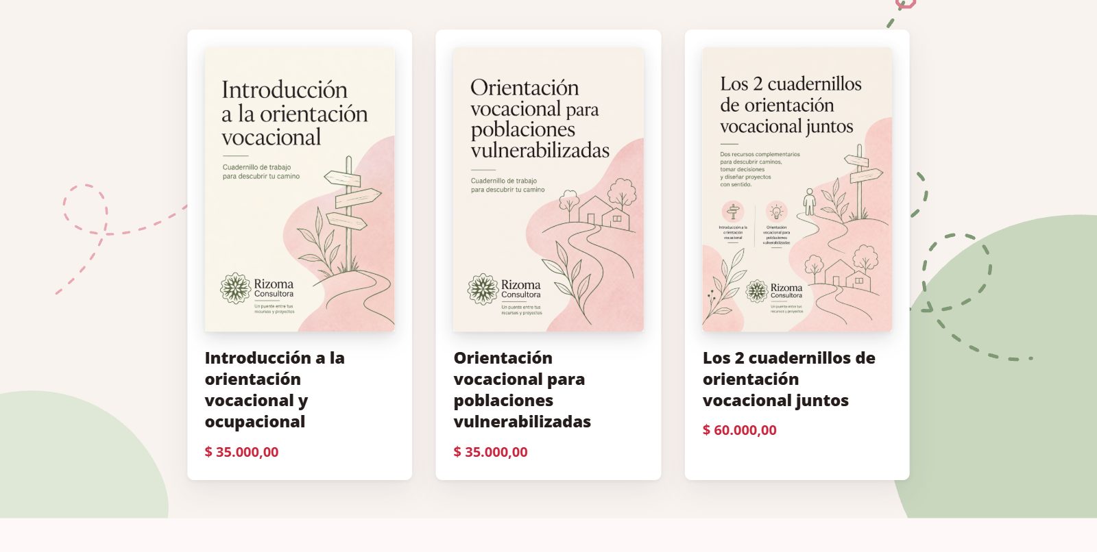 Rizoma — sección del catálogo